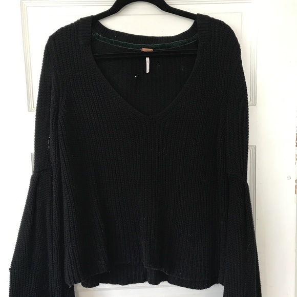 Black free people sweater! Never worn! - Picture 1 of 4